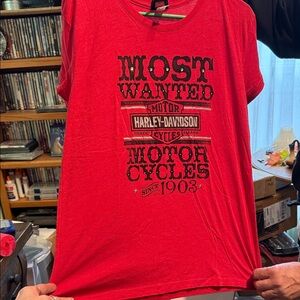 Harley-Davidson Bold Red Graphic Tee